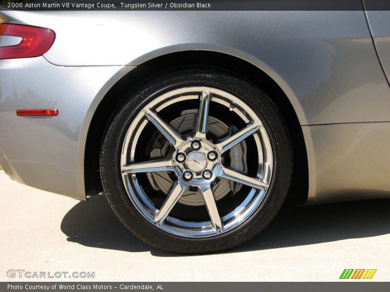 Tungsten Silver / Obsidian Black 2006 Aston Martin V8 Vantage Coupe