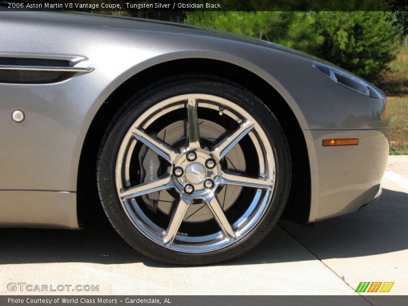 Tungsten Silver / Obsidian Black 2006 Aston Martin V8 Vantage Coupe