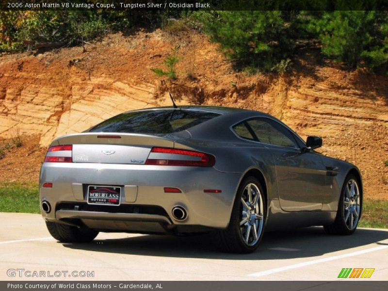 Tungsten Silver / Obsidian Black 2006 Aston Martin V8 Vantage Coupe