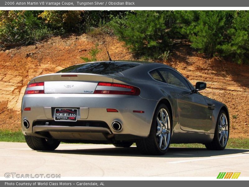 Tungsten Silver / Obsidian Black 2006 Aston Martin V8 Vantage Coupe