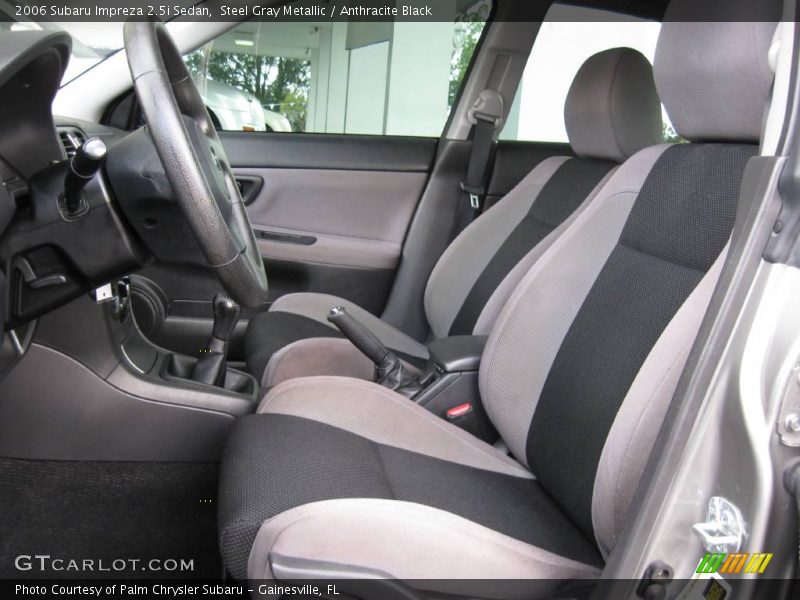 Steel Gray Metallic / Anthracite Black 2006 Subaru Impreza 2.5i Sedan
