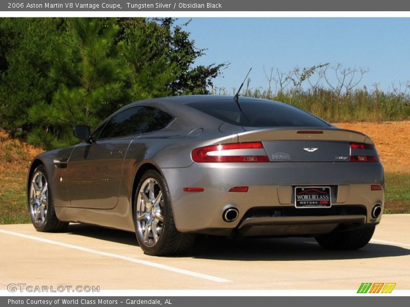 Tungsten Silver / Obsidian Black 2006 Aston Martin V8 Vantage Coupe