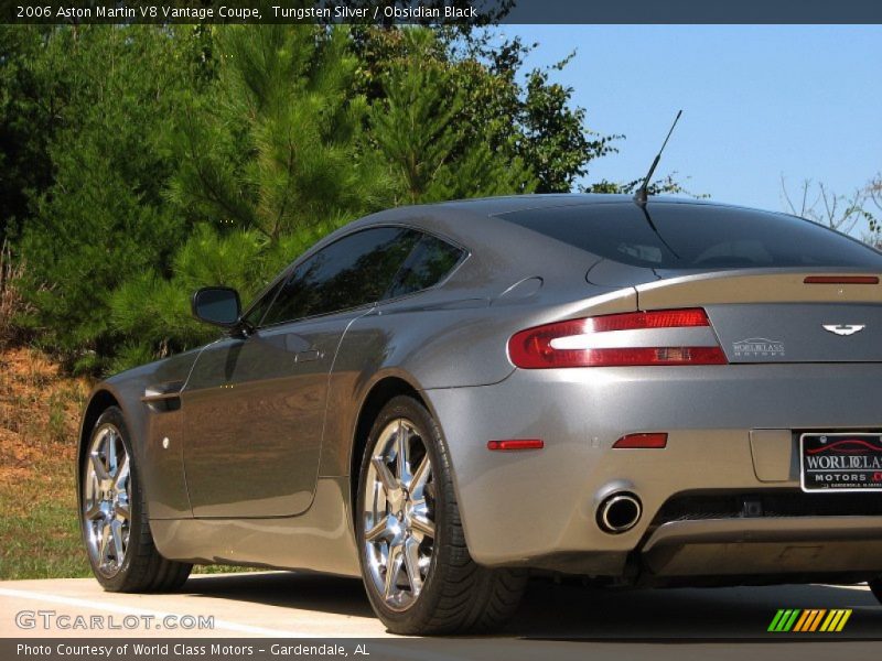 Tungsten Silver / Obsidian Black 2006 Aston Martin V8 Vantage Coupe