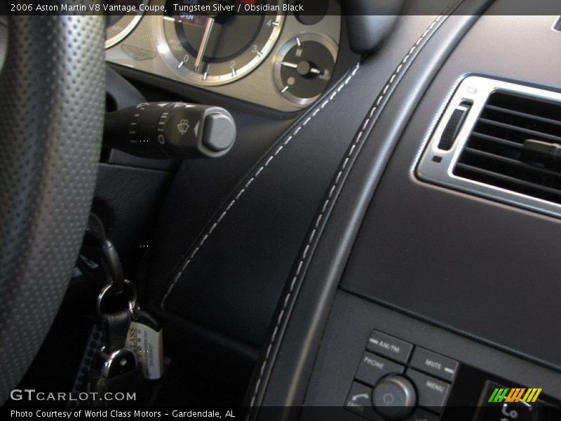 Tungsten Silver / Obsidian Black 2006 Aston Martin V8 Vantage Coupe