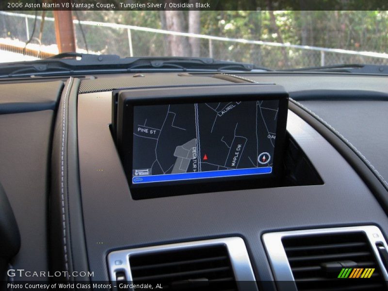 Navigation of 2006 V8 Vantage Coupe