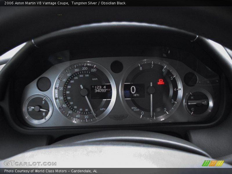  2006 V8 Vantage Coupe Coupe Gauges