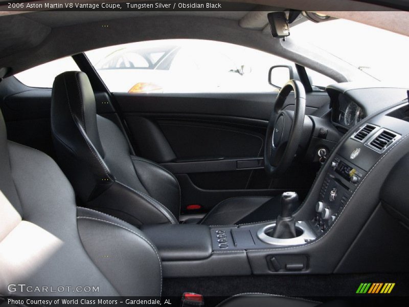Tungsten Silver / Obsidian Black 2006 Aston Martin V8 Vantage Coupe