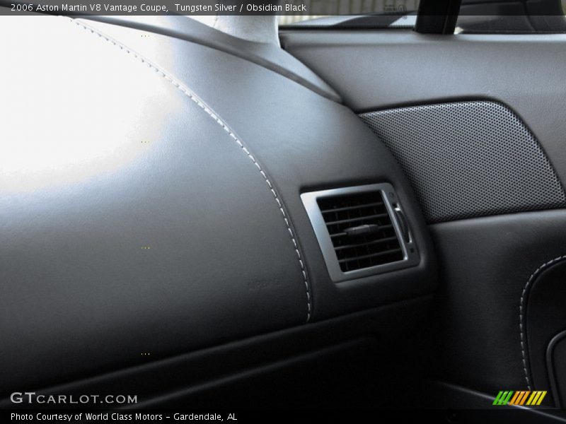Tungsten Silver / Obsidian Black 2006 Aston Martin V8 Vantage Coupe