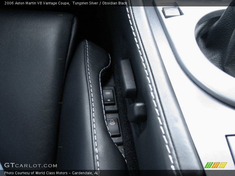 Tungsten Silver / Obsidian Black 2006 Aston Martin V8 Vantage Coupe