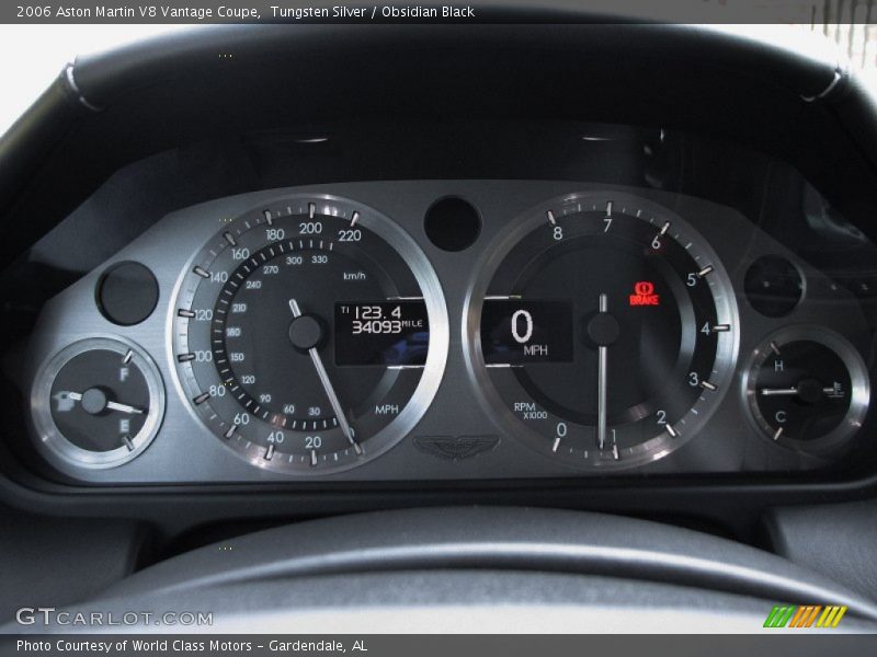  2006 V8 Vantage Coupe Coupe Gauges