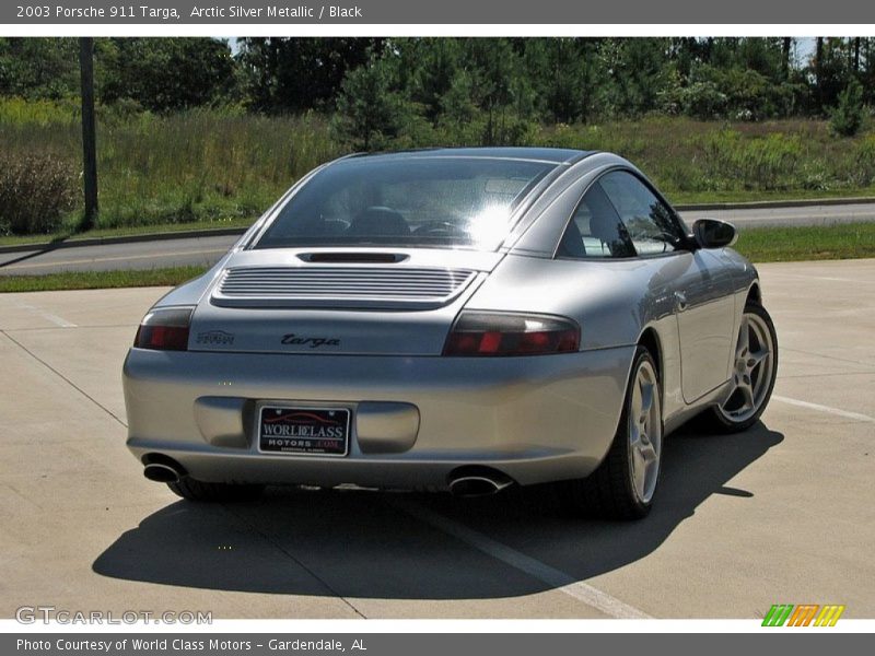 Arctic Silver Metallic / Black 2003 Porsche 911 Targa