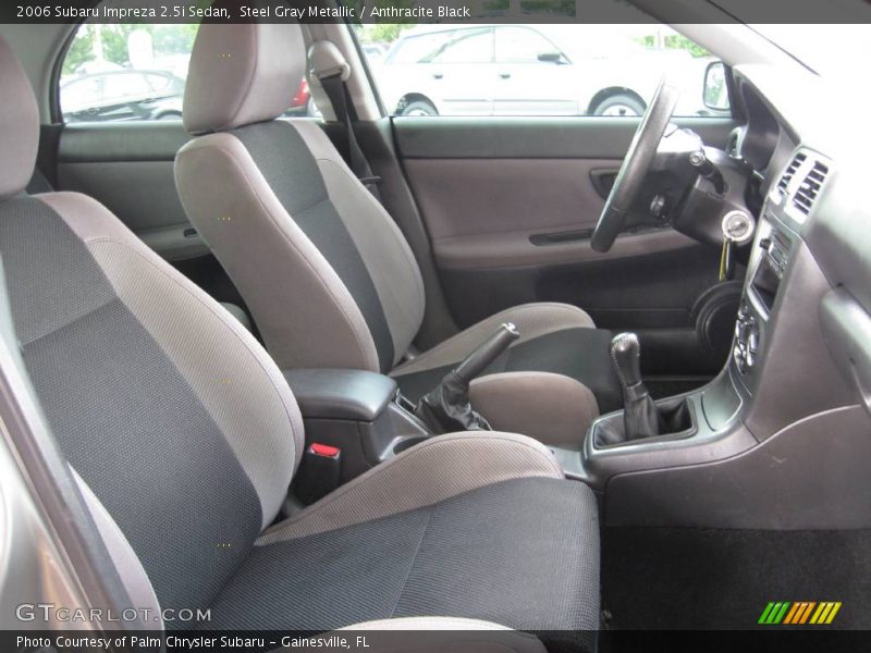 Steel Gray Metallic / Anthracite Black 2006 Subaru Impreza 2.5i Sedan