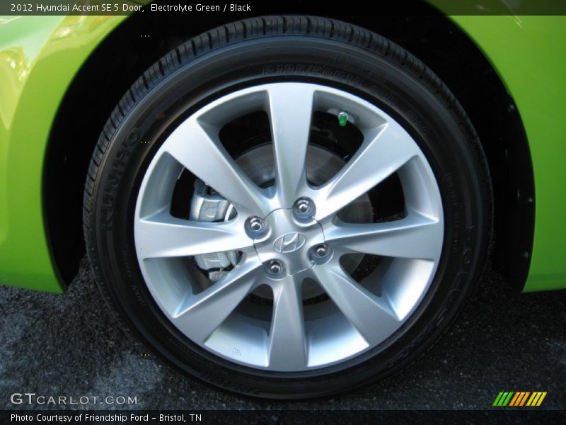  2012 Accent SE 5 Door Wheel