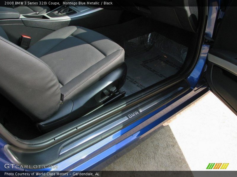 Montego Blue Metallic / Black 2008 BMW 3 Series 328i Coupe