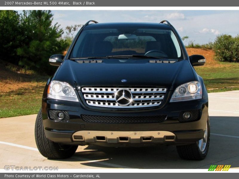 Black / Black 2007 Mercedes-Benz ML 500 4Matic