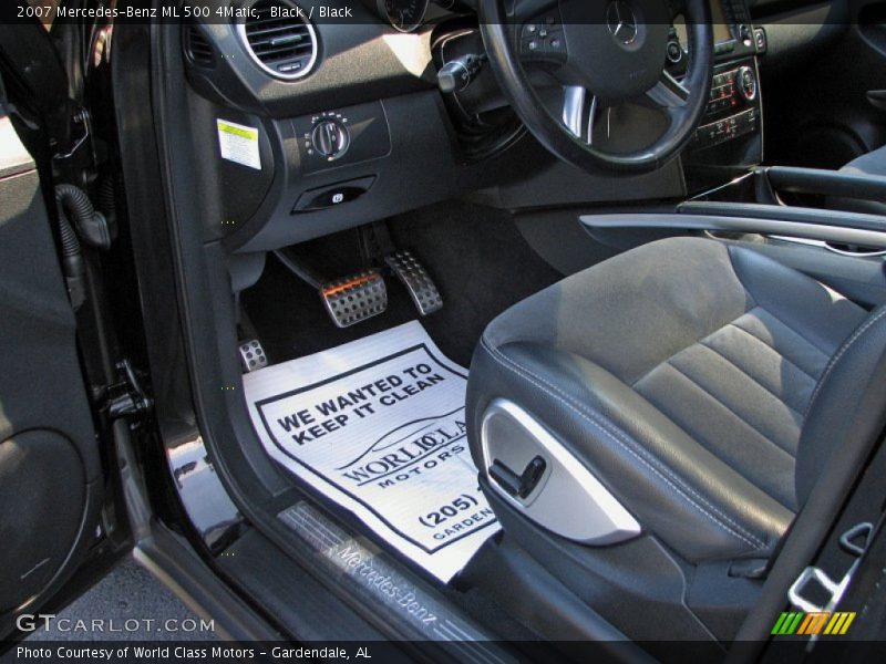 Black / Black 2007 Mercedes-Benz ML 500 4Matic