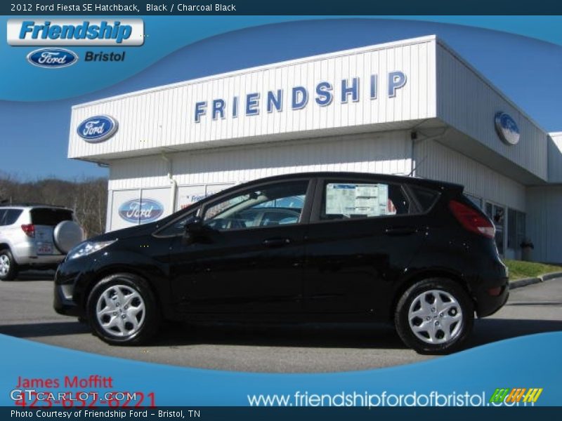 Black / Charcoal Black 2012 Ford Fiesta SE Hatchback