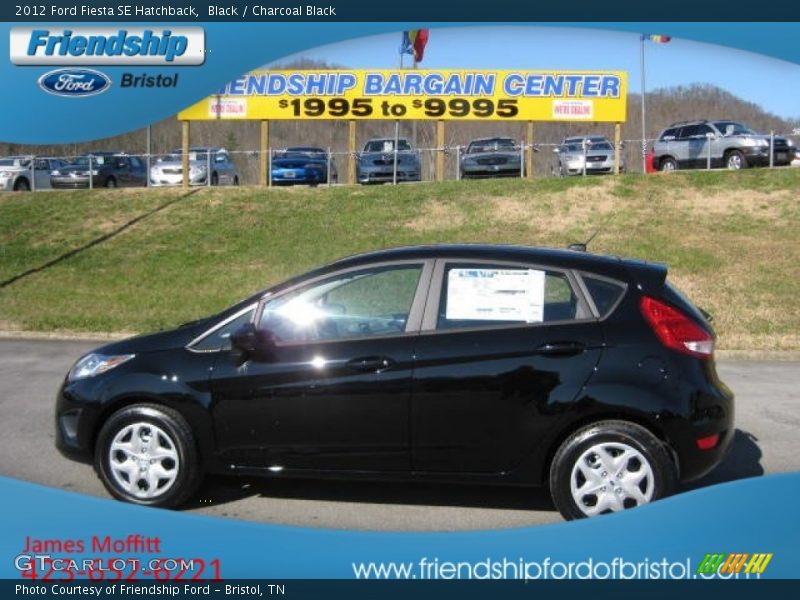 Black / Charcoal Black 2012 Ford Fiesta SE Hatchback