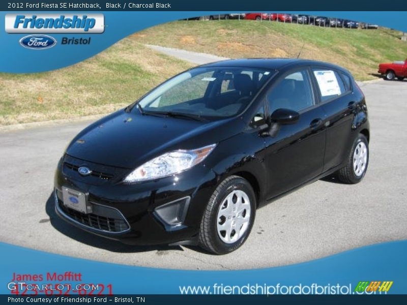 Black / Charcoal Black 2012 Ford Fiesta SE Hatchback