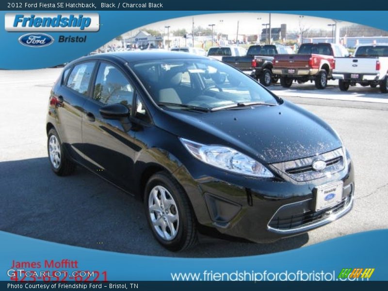 Black / Charcoal Black 2012 Ford Fiesta SE Hatchback