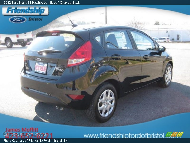Black / Charcoal Black 2012 Ford Fiesta SE Hatchback
