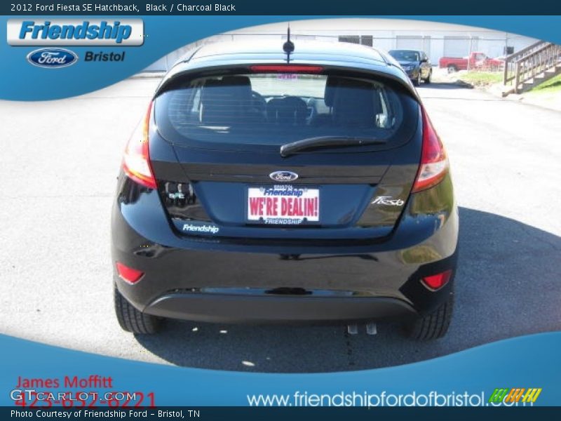 Black / Charcoal Black 2012 Ford Fiesta SE Hatchback