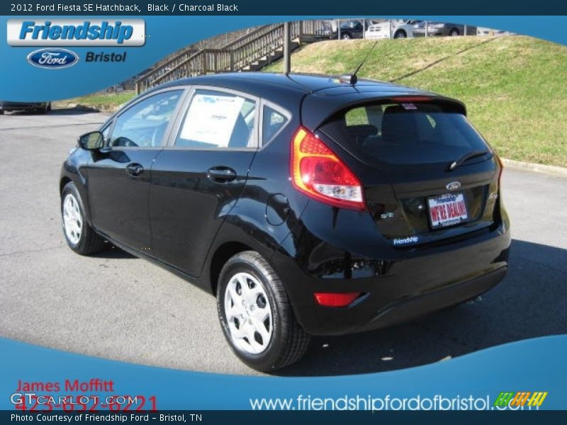 Black / Charcoal Black 2012 Ford Fiesta SE Hatchback