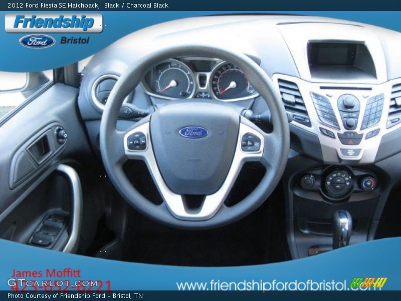 Black / Charcoal Black 2012 Ford Fiesta SE Hatchback