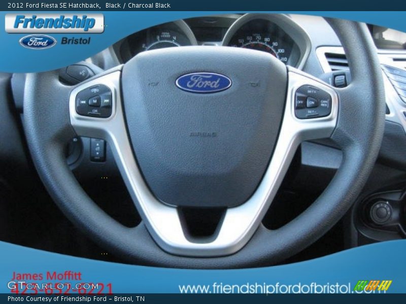 Black / Charcoal Black 2012 Ford Fiesta SE Hatchback