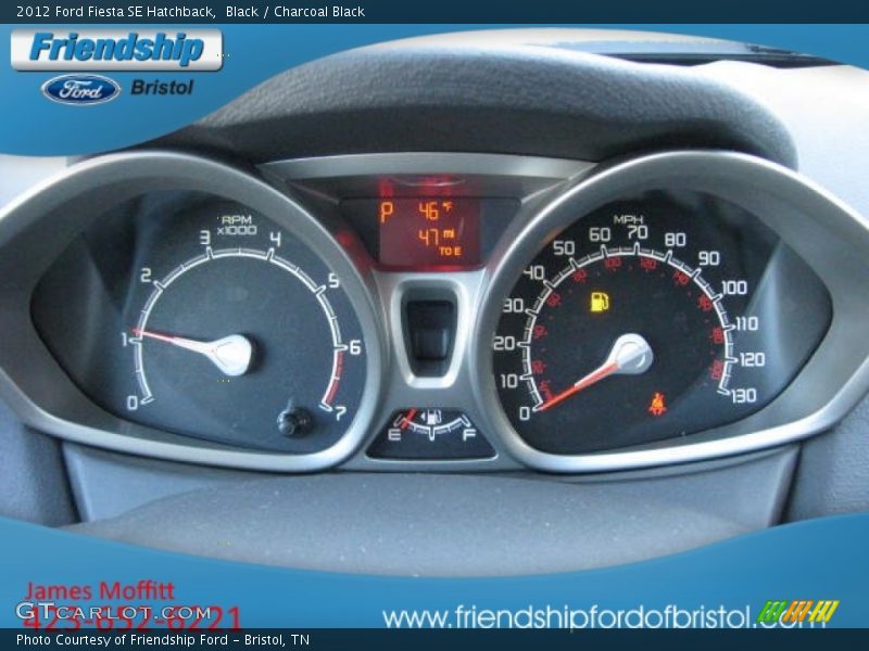 Black / Charcoal Black 2012 Ford Fiesta SE Hatchback