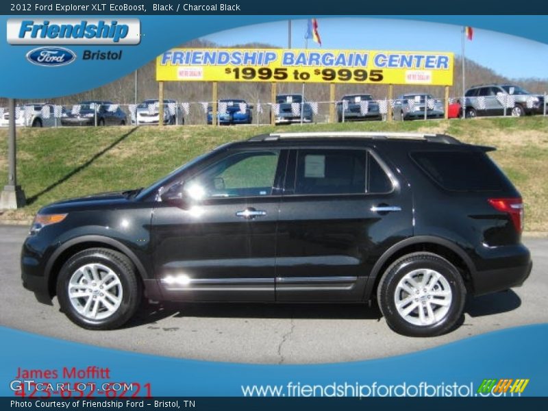 Black / Charcoal Black 2012 Ford Explorer XLT EcoBoost