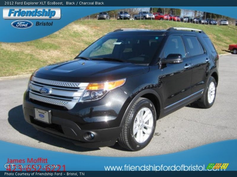 Black / Charcoal Black 2012 Ford Explorer XLT EcoBoost