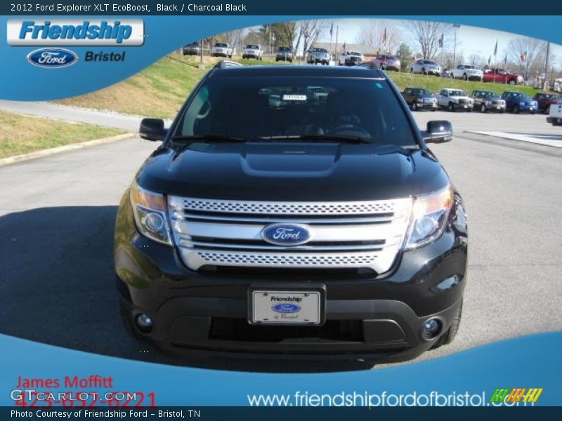 Black / Charcoal Black 2012 Ford Explorer XLT EcoBoost