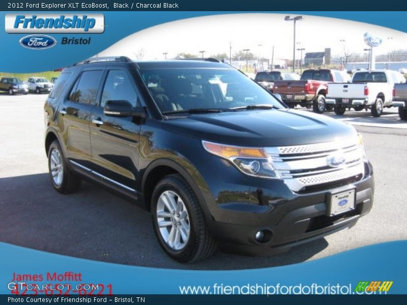 Black / Charcoal Black 2012 Ford Explorer XLT EcoBoost
