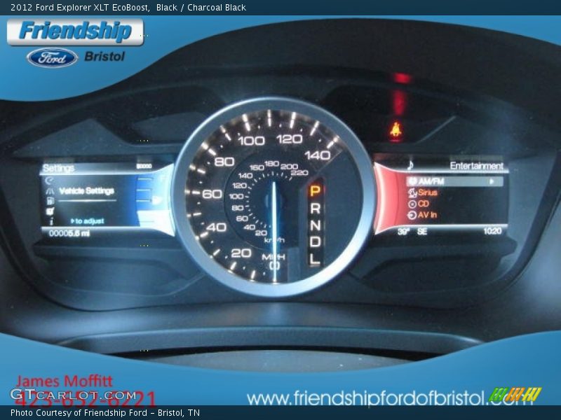 Black / Charcoal Black 2012 Ford Explorer XLT EcoBoost