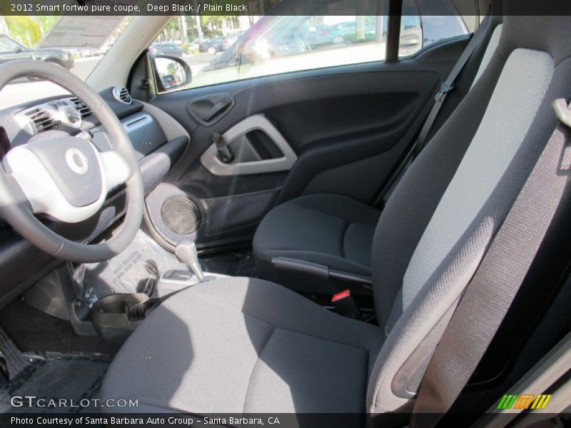  2012 fortwo pure coupe Plain Black Interior