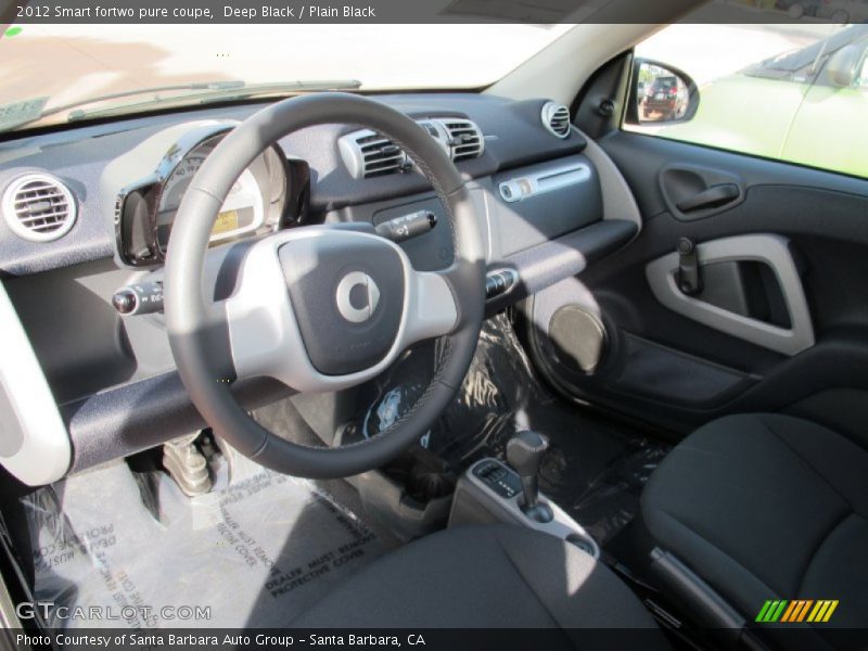  2012 fortwo pure coupe Plain Black Interior