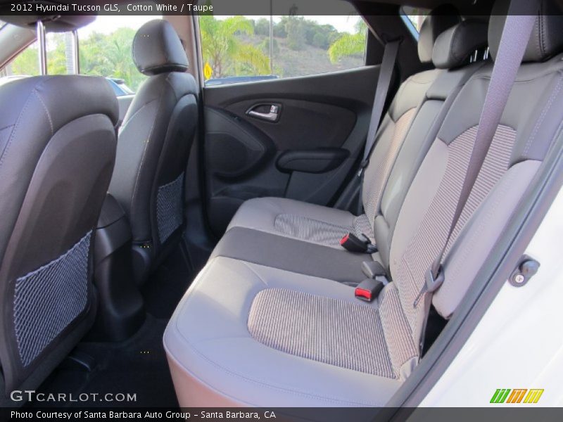 Cotton White / Taupe 2012 Hyundai Tucson GLS