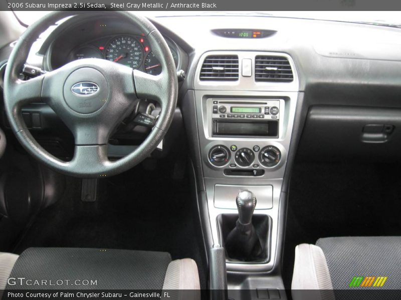 Steel Gray Metallic / Anthracite Black 2006 Subaru Impreza 2.5i Sedan