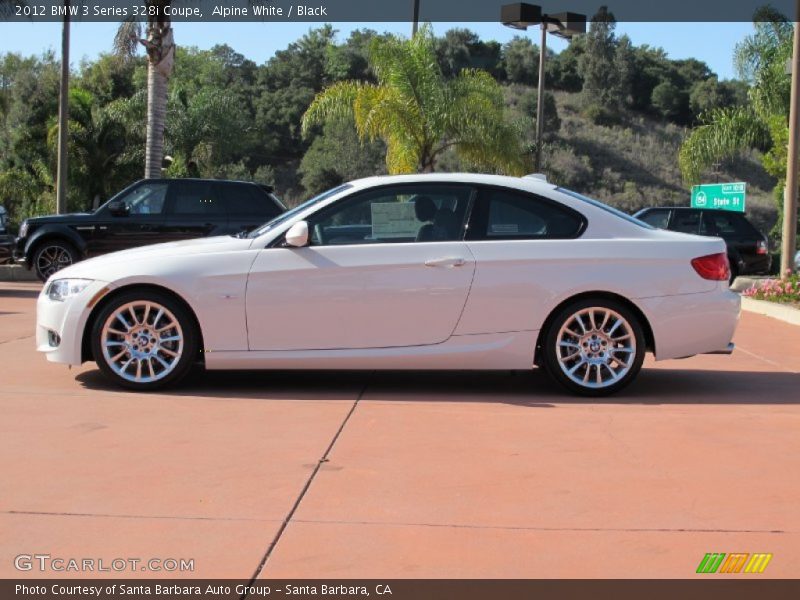 Alpine White / Black 2012 BMW 3 Series 328i Coupe