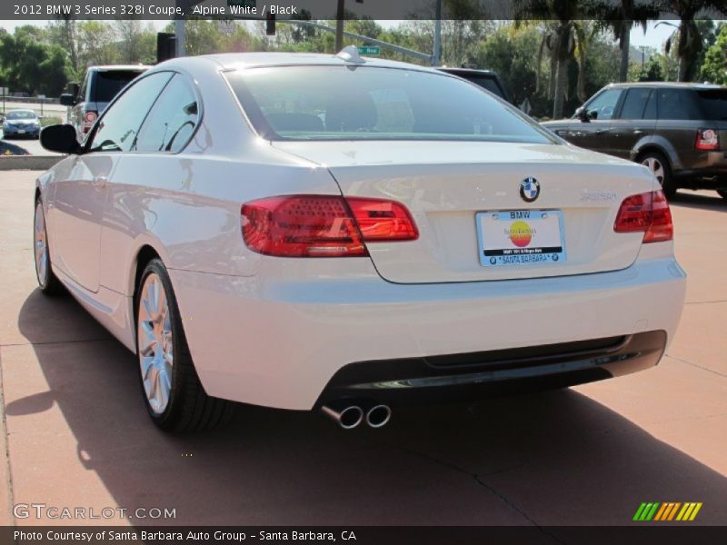 Alpine White / Black 2012 BMW 3 Series 328i Coupe