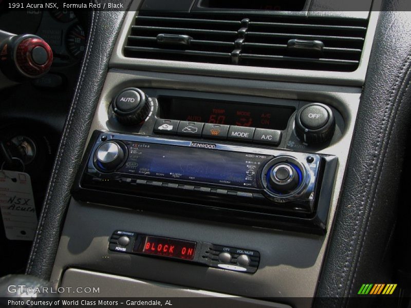 Controls of 1991 NSX 