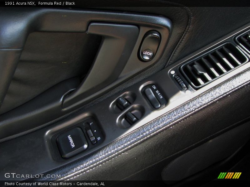 Controls of 1991 NSX 