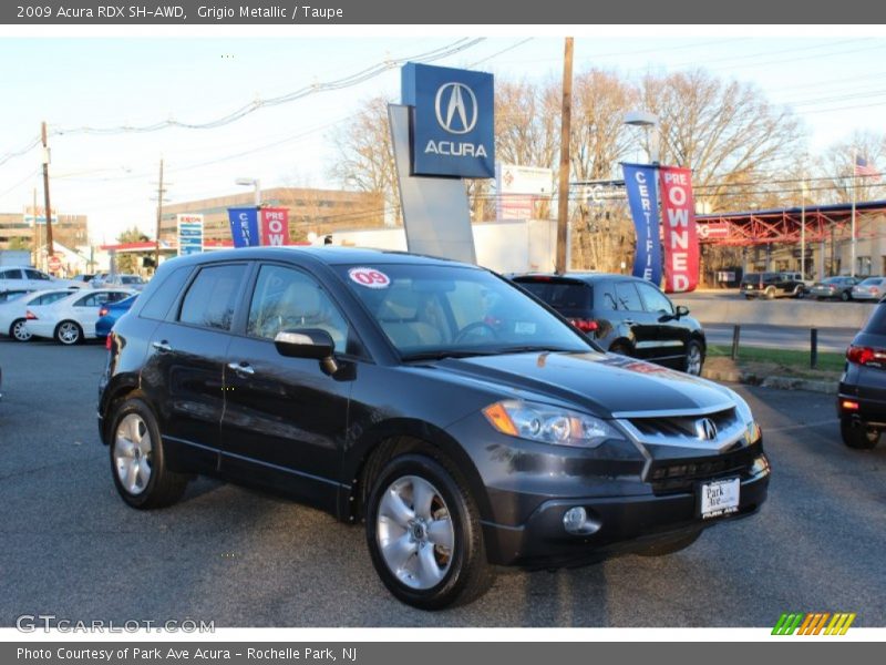 Grigio Metallic / Taupe 2009 Acura RDX SH-AWD