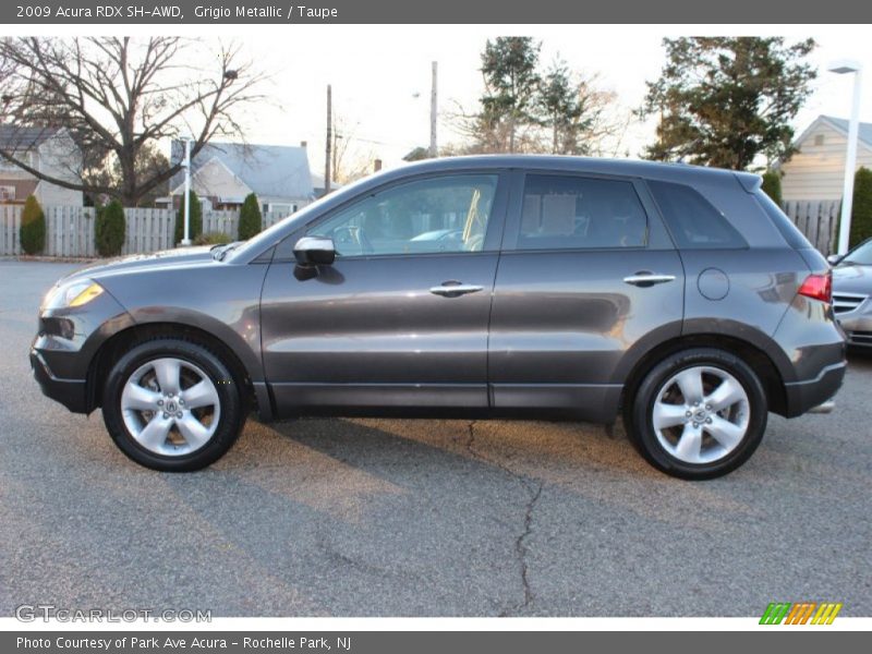 Grigio Metallic / Taupe 2009 Acura RDX SH-AWD