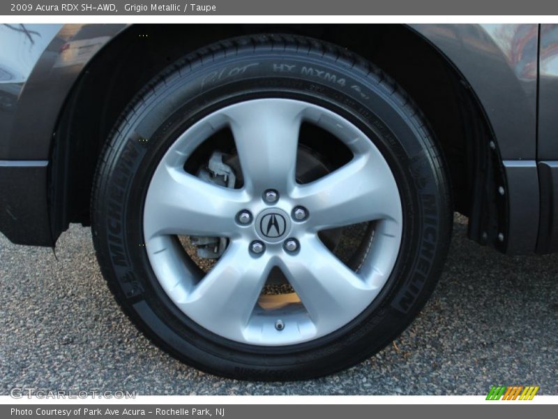 Grigio Metallic / Taupe 2009 Acura RDX SH-AWD