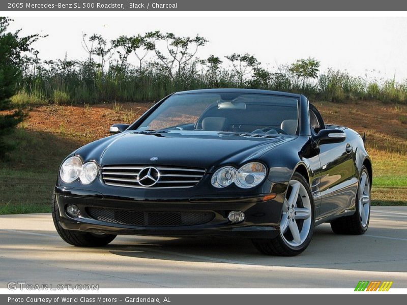 Black / Charcoal 2005 Mercedes-Benz SL 500 Roadster