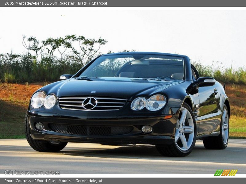 Black / Charcoal 2005 Mercedes-Benz SL 500 Roadster