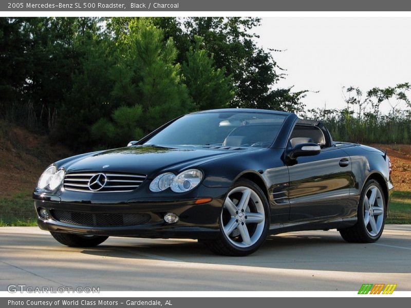 Black / Charcoal 2005 Mercedes-Benz SL 500 Roadster