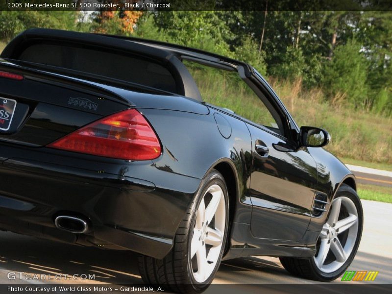 Black / Charcoal 2005 Mercedes-Benz SL 500 Roadster